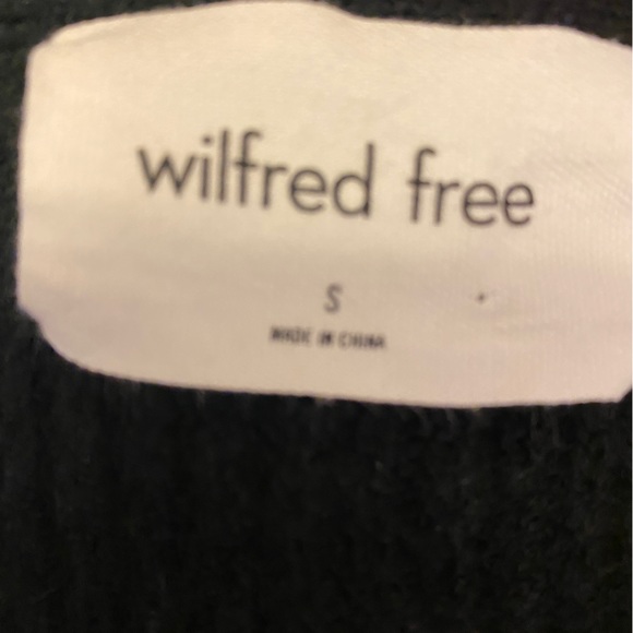 Wilfred Free Black 100% Wool Cardigan - Picture 4 of 6
